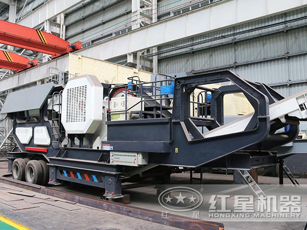 HX粗破輪胎系列反擊式破碎機移動破碎站