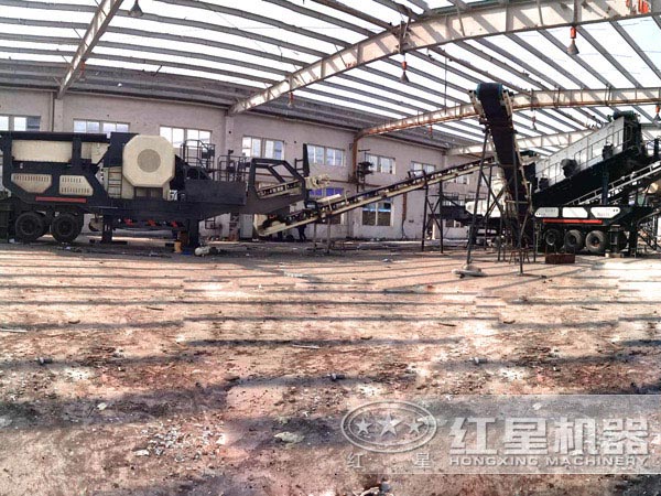 流動(dòng)打砂機(jī)生產(chǎn)現(xiàn)場(chǎng)