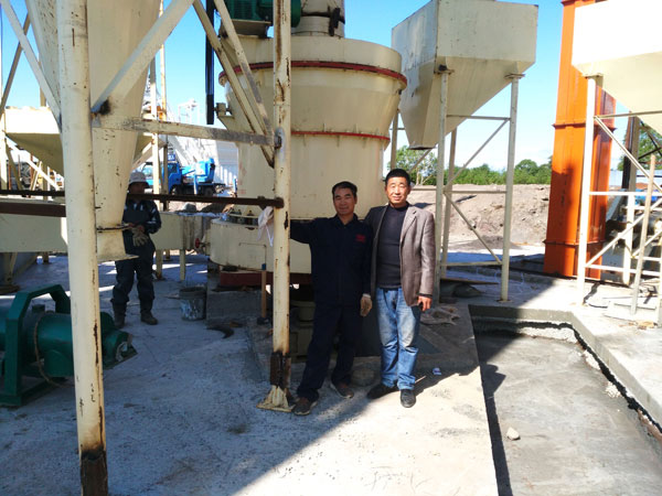 河北重晶石磨粉生產(chǎn)案例