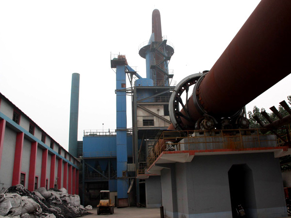 陜西漢中白云石回轉(zhuǎn)窯生產(chǎn)線