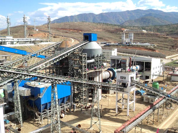 湖南懷化膨潤(rùn)土回轉(zhuǎn)窯生產(chǎn)線(xiàn)