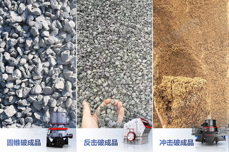 碎石機打出的成品